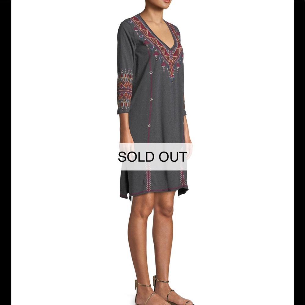 Johnny Was Marjan 3/4 Sleeve Tunic Dress - Picture 4 of 6